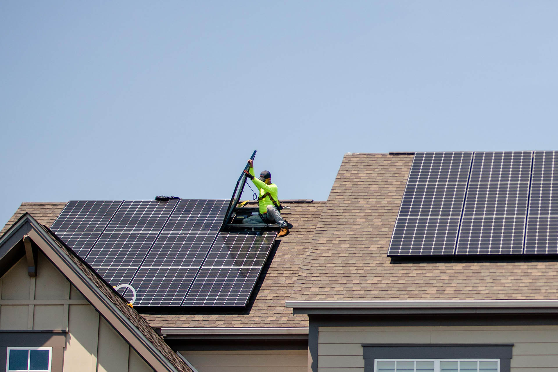 image of solar panel installation by prospect solar